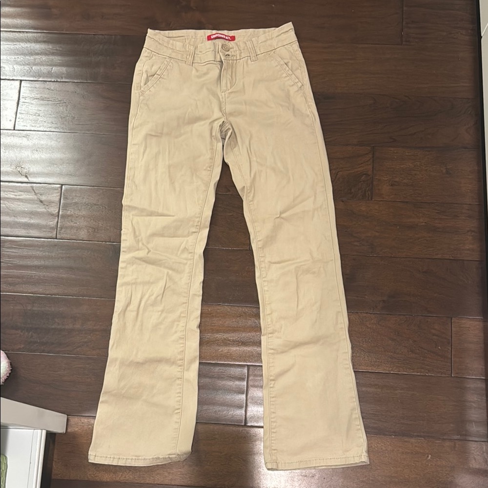 Beige Casual Pants